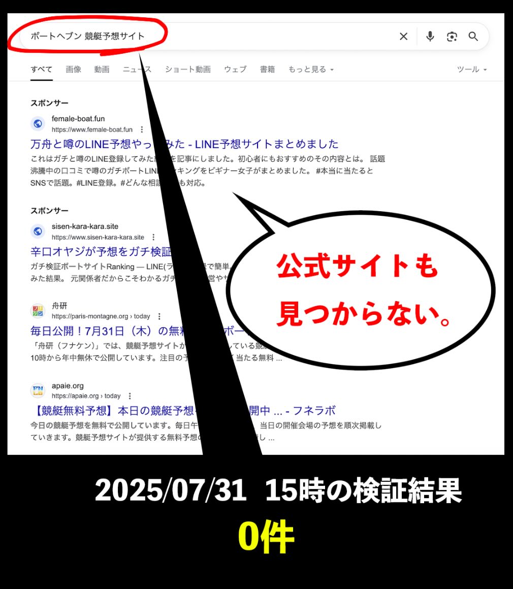 ボートヘブンの情報検索結果